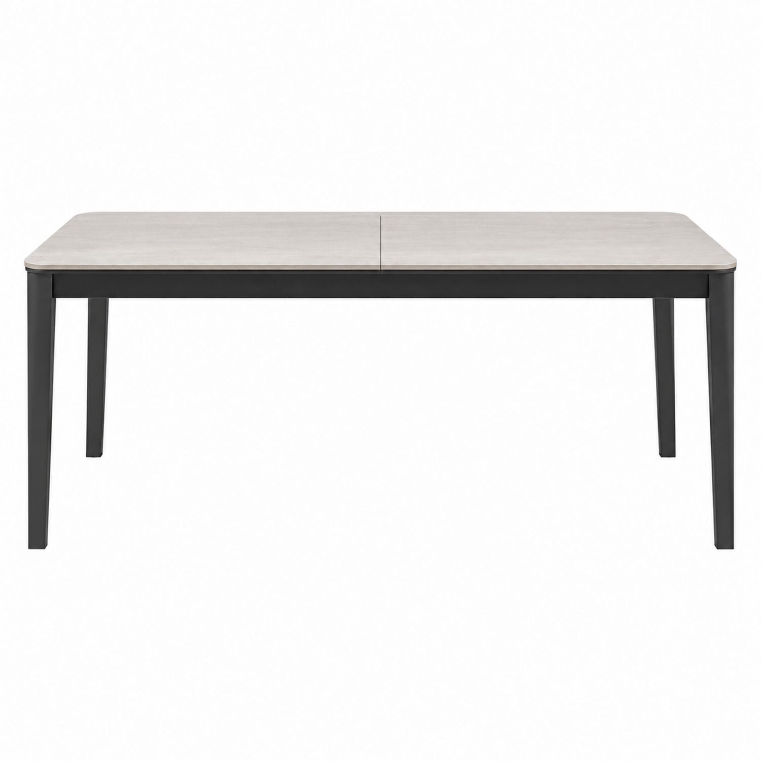 Metal Outdoor Dining Table Rectangular 180x90x75 cm Light Grey